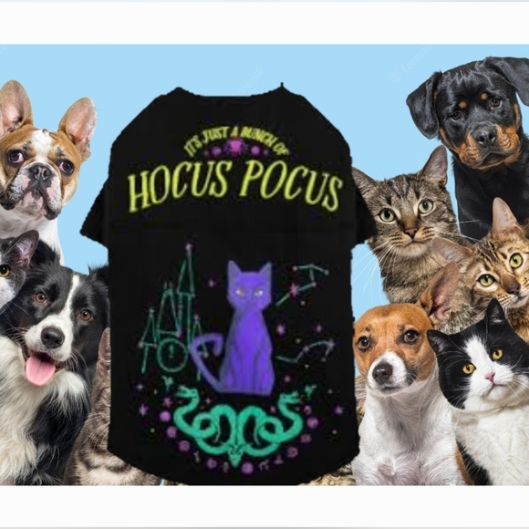 NEW Dog Cat HOCUS POCUS *ALL sizes available* Spirit Jersey Top 🌠